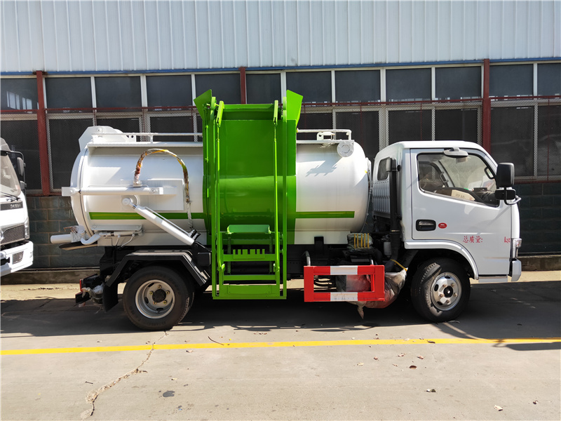 東風(fēng)4方5方餐廚垃圾車(圓罐)