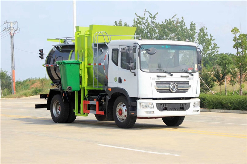 東風10立方餐廚垃圾車圓罐