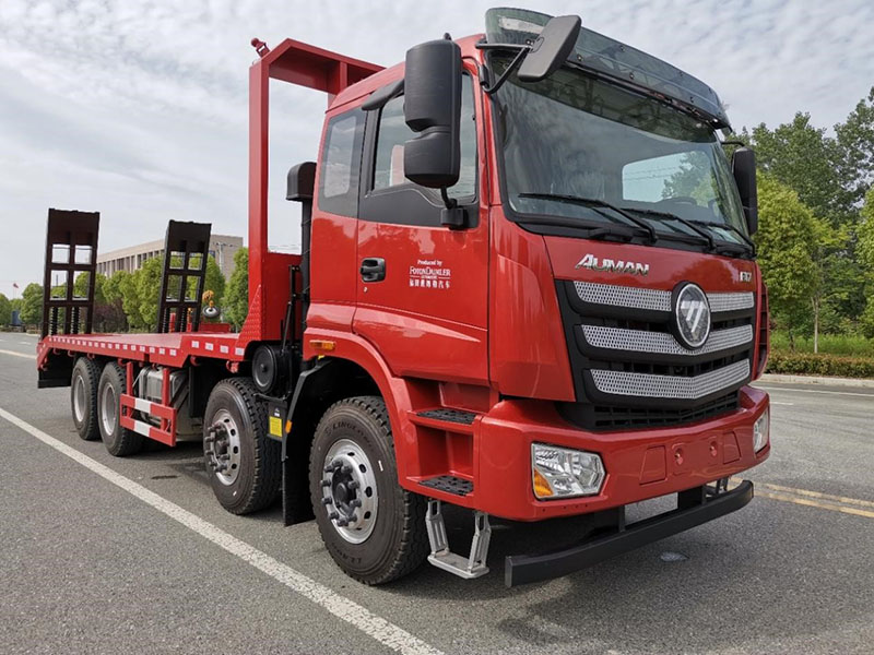 國六歐曼前四后八平板運(yùn)輸車